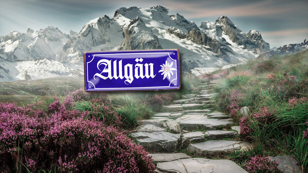 Blechschild ''Allgäu'' 28x12cm