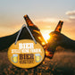 Blechschild ''Bier stellt keine Fragen, Bier versteht'' 18x14cm