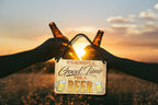 Blechschild ''Good time for Beer'' 18x12cm
