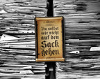 Blechschild''11. Gebot Du sollst nicht auf den Sack gehen'' 20x30cm
