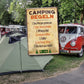 Tin Sign ''Camping Rules. 1. Enjoying the morning..'' 20x30cm