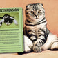 Tin Sign "Cat Boarding Free Services" 20x30cm
