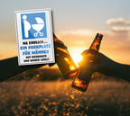 Magnet ''Na endlich.. Parkplatz für Männer Bierbauch'' 9x6x0,3cm