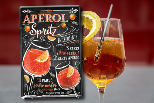 Blechschild ''Aperol Spritz'' 20x30cm