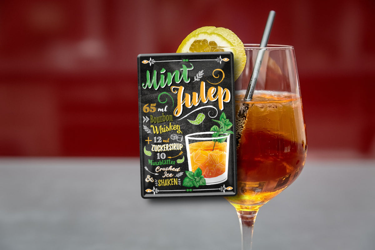 Tin sign "Mint Julep" 20x30cm