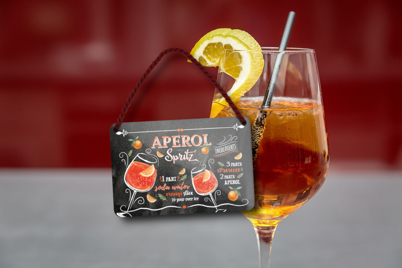 Blechschild ''Aperol Spritz'' 18x12cm