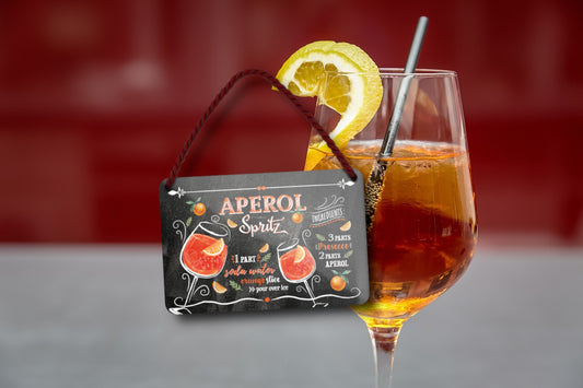 Blechschild ''Aperol Spritz'' 18x12cm