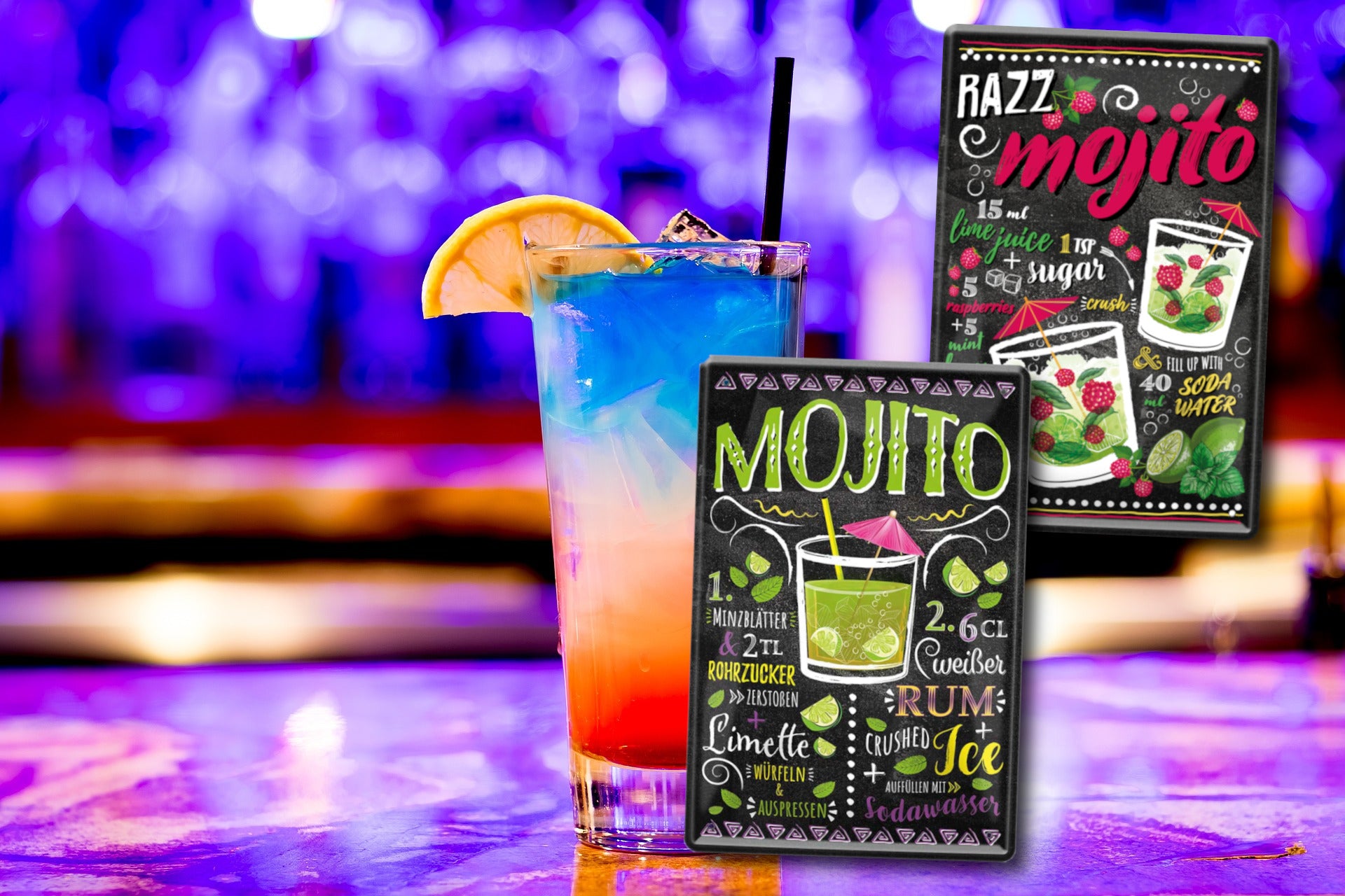 Blechschild ''Mojito'' 20x30cm