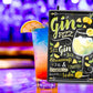 Blechschild ''Gin Fizz'' 20x30cm