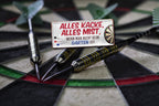 Blechschild ''Alles Kacke alles Mist Darten'' 28x12cm