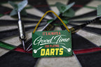 Blechschild ''Good time for Darts'' 18x12cm