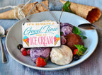 Blechschild ''Good time for Ice Cream'' 18x12cm
