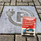 Blechschild ''Wenn man E-Autos fachgerecht auflädt'' 20x30cm