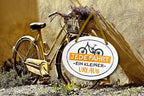 Blechschild ''Jede Fahrt ein kleiner Urlaub'' 18x14cm