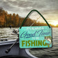 Blechschild ''Good time for Fishing'' 18x12cm