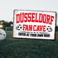 Blechschild ''Düsseldorf Fan Cave'' 20x30cm