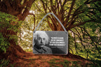 Blechschild ''Blinder Glaube an Obrigkeit Feind der Wahrheit'' 18x12cm