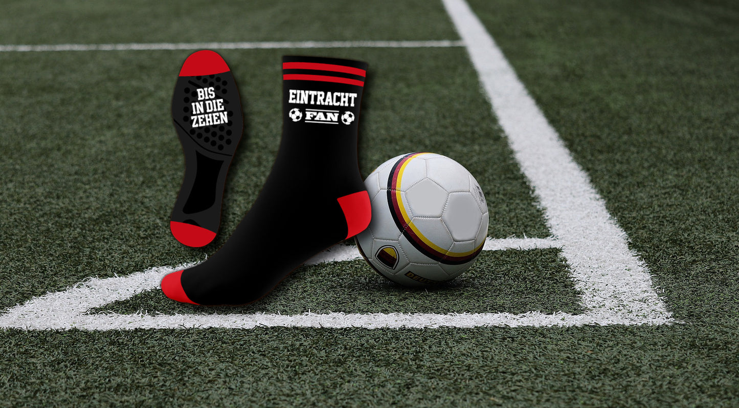 Fußball Fansocken ''bis in die Zehen'' Einheitsgröße 38-45