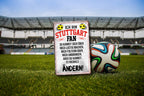 Blechschild ''Stuttgart Fan ´20'' 20x30cm