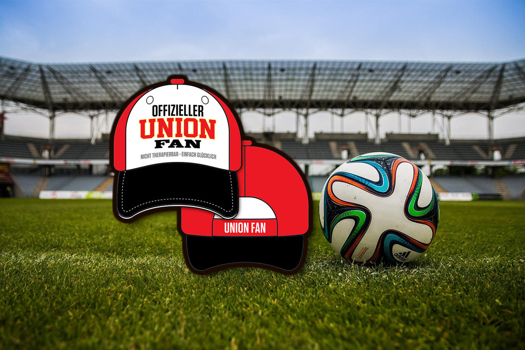 Fußball Cap ''Nicht therapierbar, einfach glücklich'' mit verstellbarem Klettverschluss