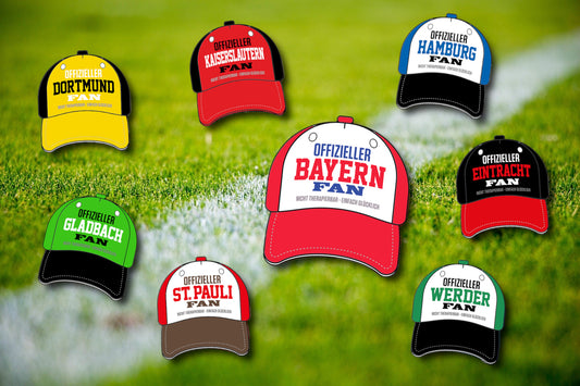 Fußball Cap ''Nicht therapierbar, einfach glücklich'' mit verstellbarem Klettverschluss