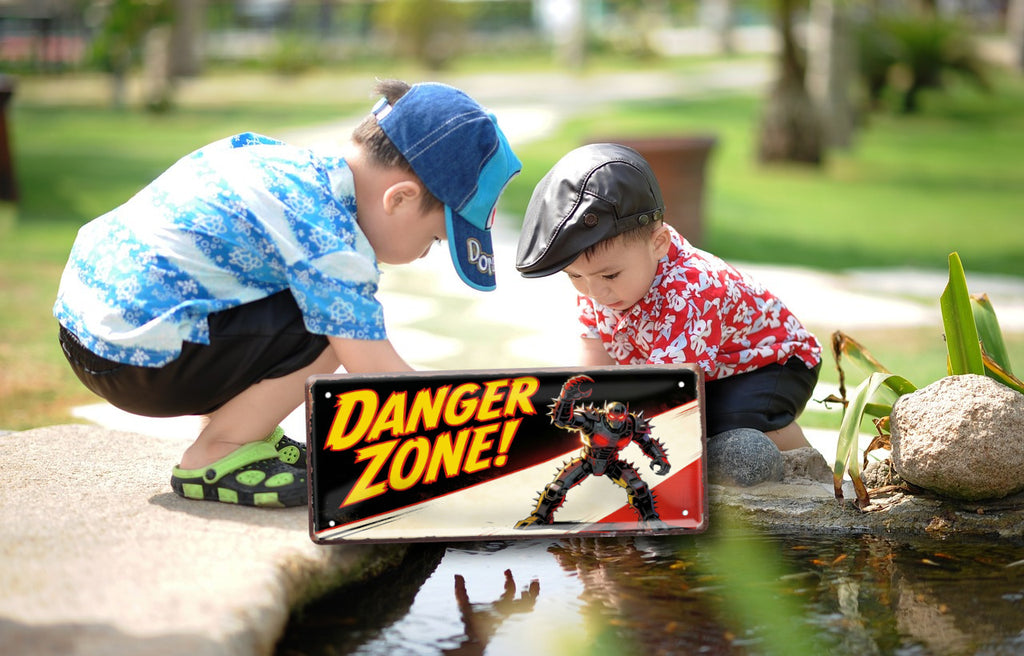 Blechschild ''Danger Zone'' 28x12cm