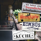 Blechschild ''Küche'' 28x12cm