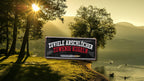 Tin sign ''Too many assholes too few bullets'' 28x12cm