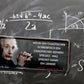 Blechschild ''chaotischer Schreibtisch chaotisches Denken spiegelt (Einstein)'' 28x12cm