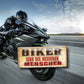 Blechschild ''Biker sind die besseren Menschen'' 28x12cm