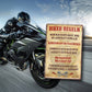 Blechschild ''Biker Regeln'' 20x30cm