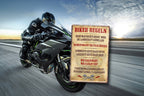 Tin Sign "Biker Rules" 20x30cm