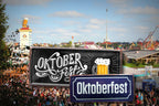 Blechschild ''Oktoberfest'' 28x12cm