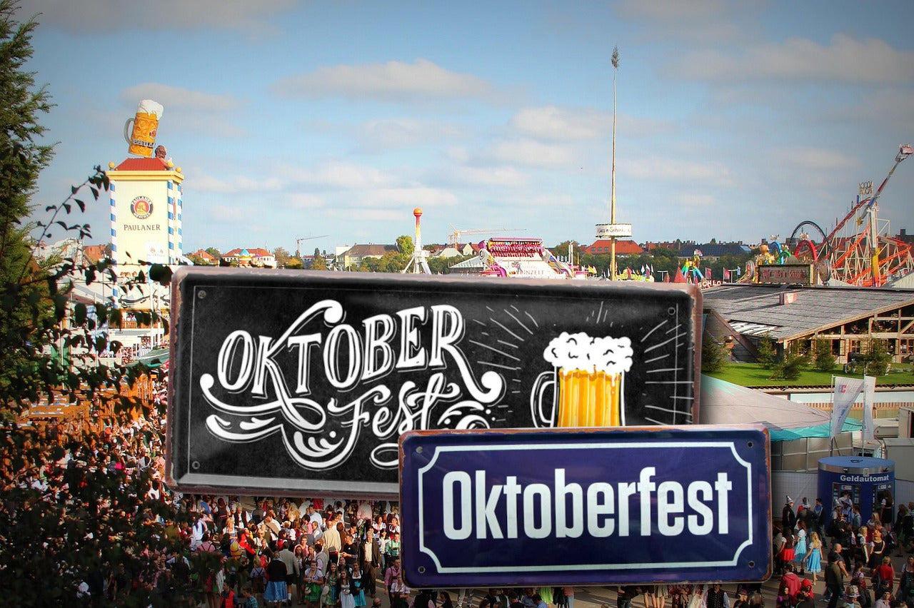 Blechschild ''Oktoberfest'' 28x12cm