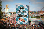 Blechschild ''Sex Drugs Leberkas'' 20x30cm