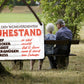 Blechschild ''Für den wohlverdienten Ruhestand'' 18x12cm