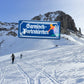 Blechschild ''Garmisch-Partenkichen (ski)'' 28x12cm