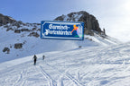 Blechschild ''Garmisch-Partenkichen (ski)'' 28x12cm