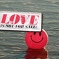 Blechschild ''Love is not for sale!'' 28x12cm