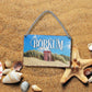 Tin sign "Borkum" 18x12cm