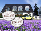 Blechschild ''Eingang'' 18x14cm