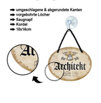 Blechschild ''Architekt'' 18x14cm