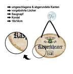 Blechschild ''Kaspertheater'' 18x14cm