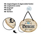 Blechschild ''Dentist'' 18x14cm