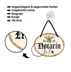 Blechschild ''Notarin'' 18x14cm