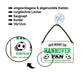 Blechschild ''Hannover Fan'' 18x12cm
