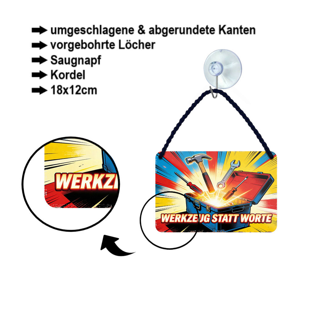 Blechschild 18x12cm