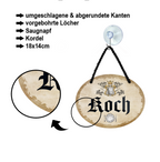 Blechschild ''Koch'' 18x14cm