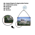 Blechschild ''Neuschwanstein'' 18x12cm