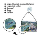 Blechschild ''St. Goar'' 18x12cm